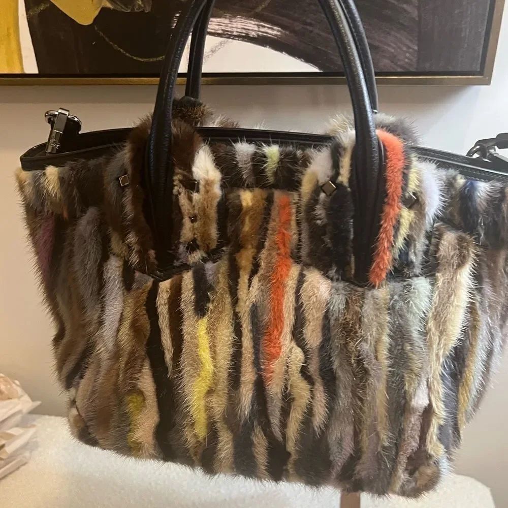 Christian Louboutin mink tie-dye bag - Picture 12 of 16